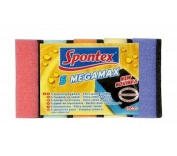 Spontex 5 MEGAMAX houba na nádobí extra velká, 5ks