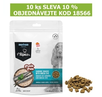 Tapas Snack Dog Sardine with Omega GF 150 g