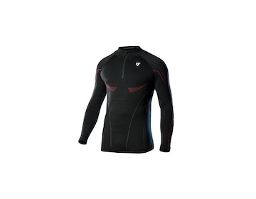 termotriko s dlouhým rukávem Hero Long sleeve ZIP - warm, UNDERSHIELD (černá, vel. L/XL)