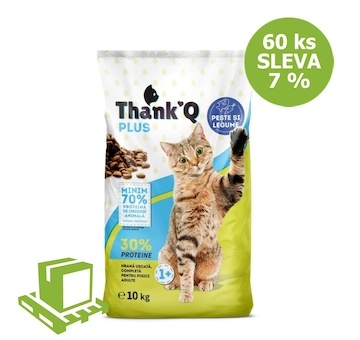 Thank´Q Plus Cat Adult Ryba 10 kg (paleta 60 ks) SLEVA 7 %