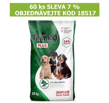 Thank´Q Plus Dog Junior Hovězí 10 kg