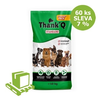 Thank´Q Standard Dog Adult Hovězí 10 kg (paleta 60 ks) SLEVA 7 %