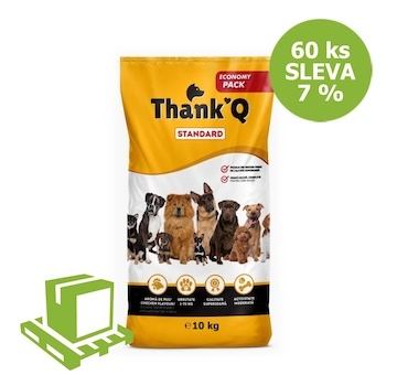 Thank´Q Standard Dog Adult Kuře 10 kg (paleta 60 ks) SLEVA 7 %