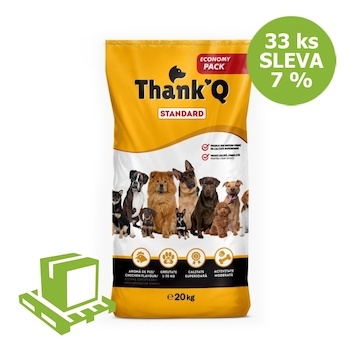 Thank´Q Standard Dog Adult Kuře 20 kg (paleta 33 ks) SLEVA 7 %