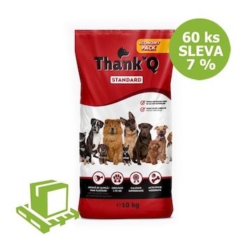 Thank´Q Standard Dog Adult Šunka 10 kg (paleta 60 ks) SLEVA 7 %