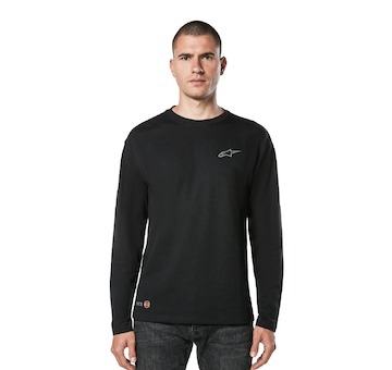 triko INCLINATE MESH KNIT dlouhý rukáv, ALPINESTARS (černá, vel. 2XL)