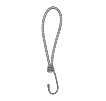 Úchyt stahovací elastický 0.6x20cm, 1ks BUNGEE CORD HOOK