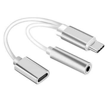 USB adaptér USB-C, jack 3,5mm, 13cm KAXL