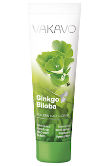 VAKAVO 100ml krém na ruce Ginkgo biloba