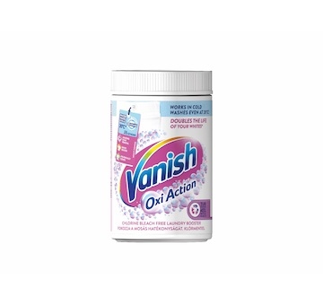 Vanish Oxi Action Gold sypký odstraňovač skvrn na bílé prádlo 625g