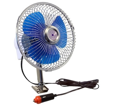 Ventilátor 12V  Maxi otočný