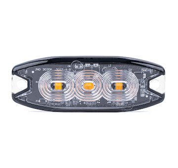 Výstražné osvětlení oranžové 3x3W LED R65 R10 12 / 24V IP67