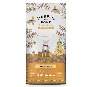 Vzorek Harper and Bone Dog Adult Large & Medium divoké hory 100 g