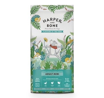 Vzorek Harper and Bone Dog Adult Mini příchutě farmy 100 g