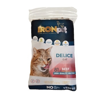 Vzorek IRONpet Cat Delice Beef (Hovězí) 70 g