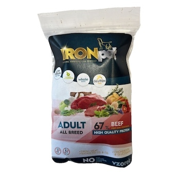 Vzorek IRONpet Dog Adult All Breed Beef (Hovězí) 70 g