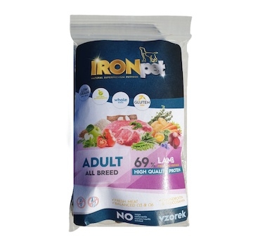 Vzorek IRONpet Dog Adult All Breed Lamb (Jehněčí) 70 g