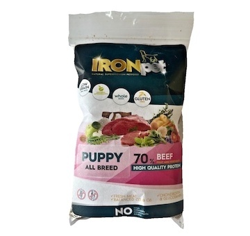 Vzorek IRONpet Dog Puppy All Breed Beef (Hovězí) 70 g