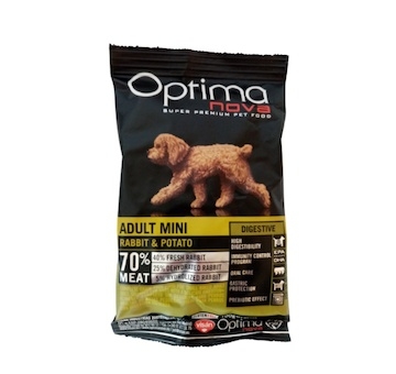 Vzorek OPTIMAnova Dog Adult Mini Digestive Rabbit & Potato GF 100 g