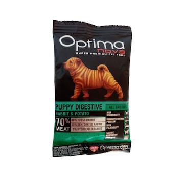 Vzorek OPTIMAnova Dog Puppy Digestive Rabbit & Potato GF 100 g