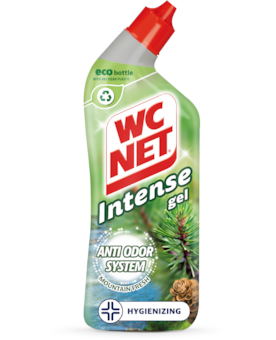 WC NET Intense Mountain fresh 750ml, čistič WC