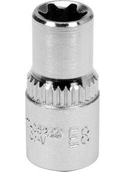 Yato Nástrčná hlavice 1/4¨ E8 Torx YT-05244