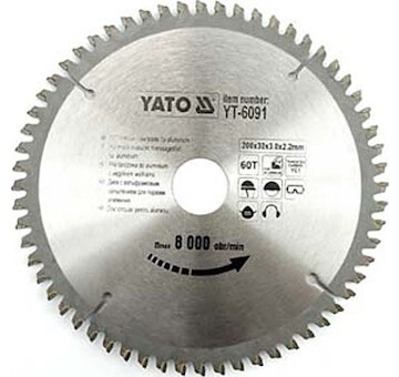 Yato YT-6093 210 x 30 x 2,2 mm 72 zubů