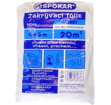 Zakrývací fólie 4x5m HDPE 5MY