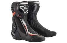 boty SMX Plus V2, ALPINESTARS (černá/bílá/červená fluo, vel. 42)