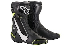 boty SMX Plus V2, ALPINESTARS (černá/bílá/žlutá fluo, vel. 48)