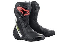 boty SUPERTECH R, ALPINESTARS (černá/bílá/červená fluo/žlutá fluo, vel. 42)