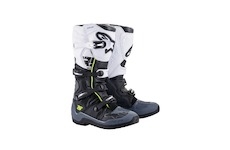 boty TECH 5 2021, ALPINESTARS (černá/šedá/bílá/žlutá fluo, vel. 43)