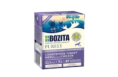 Bozita Purely Dog Puppy & Junior paté s krůtím a kuřecím GF 370 g