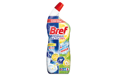 Bref Power Aktiv Gel WC čistič s efektem osvěžovače vzduchu Lemon 700ml