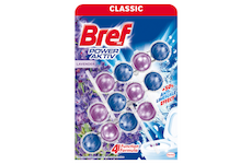 Bref WC CLASSIC power aktiv 3x50g Lavender závěs