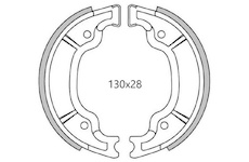 brzdové obložení (drážkované) NEWFREN (2 ks v balení)