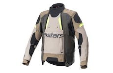 bunda HALO DRYSTAR, ALPINESTARS (khaki/béžová/žlutá fluo, vel. 2XL)