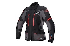 bunda STELLA ANDES DRYSTAR HONDA kolekce, TECH-AIR 5 kompatibilní, ALPINESTARS (černá/šedá/červená, vel. L)