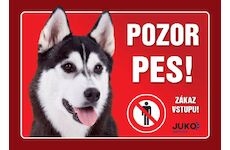 Cedulka Juko HUSKY / MALAMUT