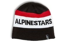 čepice STAKE BEANIE, ALPINESTARS (černá/červená/bílá)