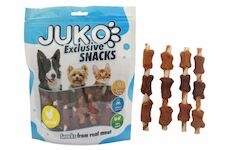 Chicken, Duck & Liver wrap Rawhide JUKO Snacks 250 g