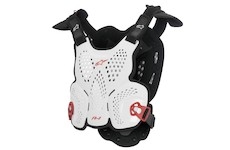 chránič těla A-1 ROOST GUARD certifikace CE2, ALPINESTARS (bílý/černý/červený, vel. XL/2XL)