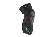 chrániče kolen BIONIC PRO PLASMA, ALPINESTARS (černá/červená/bílá, vel. S/M)