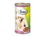 Dax Dog kousky telecí, konzerva 1240 g