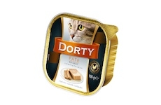 DORTY Cat Drůbeží, vanička 100 g