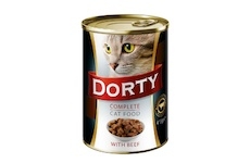 DORTY Cat Hovězí, konzerva 415 g 