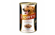 DORTY Dog Drůbeží, konzerva 1240 g 