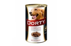 DORTY Dog Hovězí, konzerva 1240 g