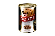 DORTY Dog Hovězí, konzerva 415 g 