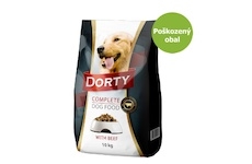 DORTY s Hovězím masem 9 - 10 kg - Poškozený obal - SLEVA 15 %